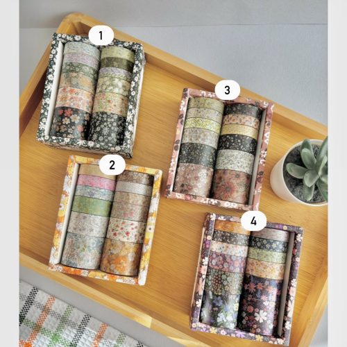 چسب واشی گلدار