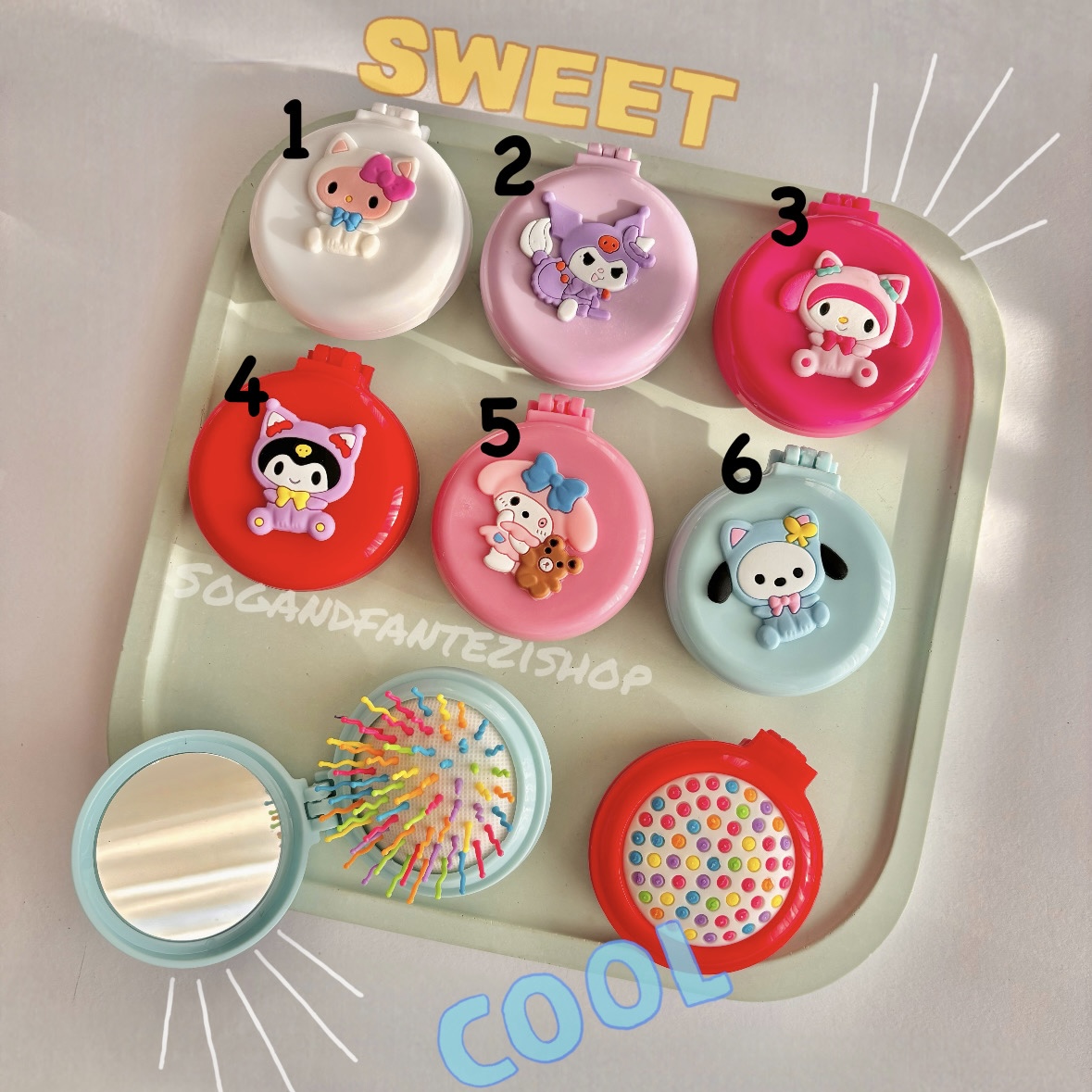 برس جیبی تاشو