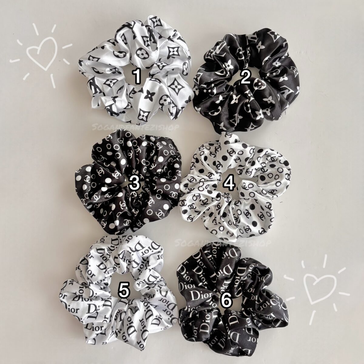 اسکرانچی ساتن برندها