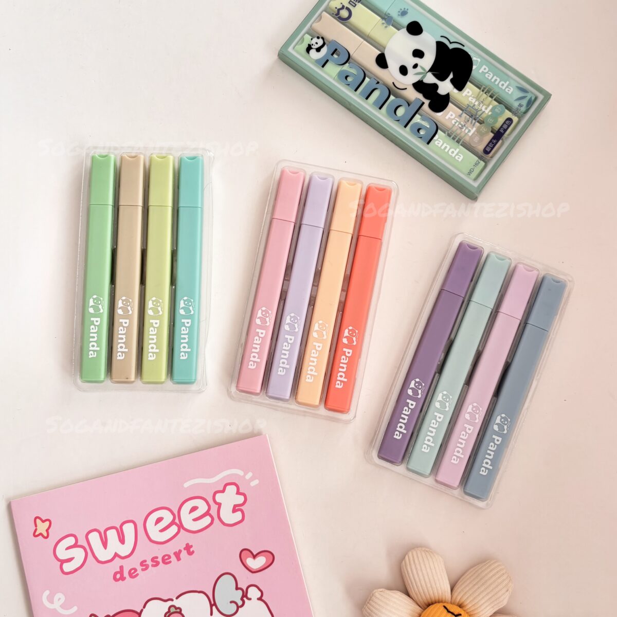 ماژیک هایلایتر پاستلی پاندا